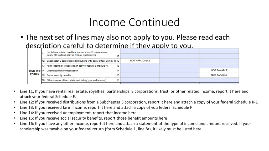 income continued 1