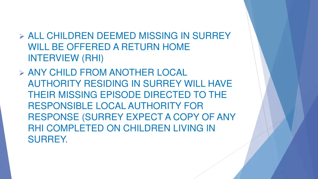 all children deemed missing in surrey will