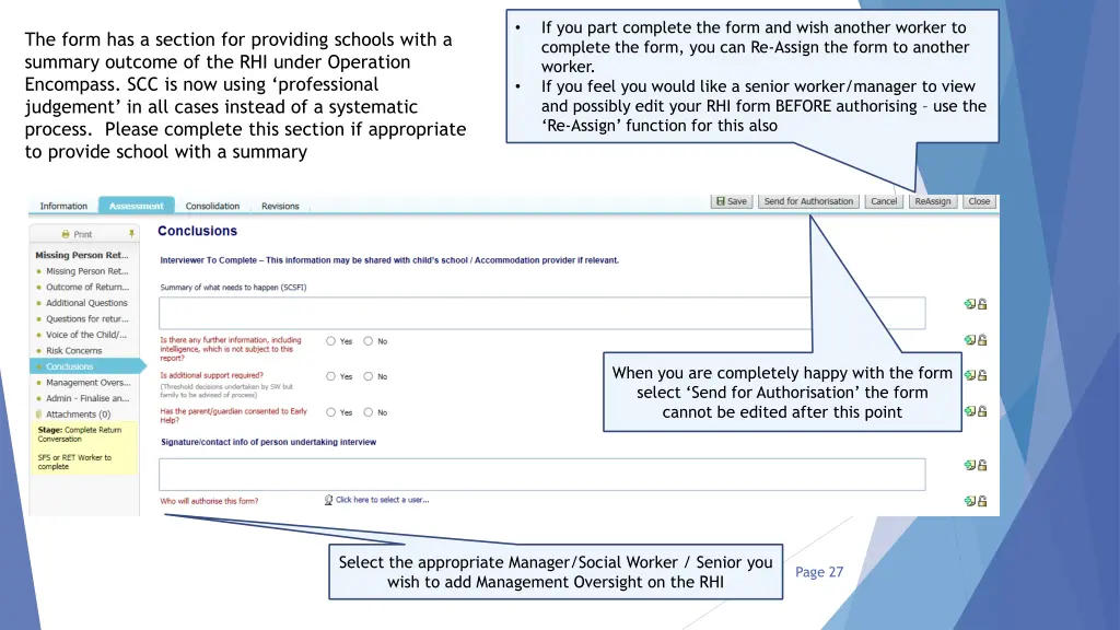 if you part complete the form and wish another