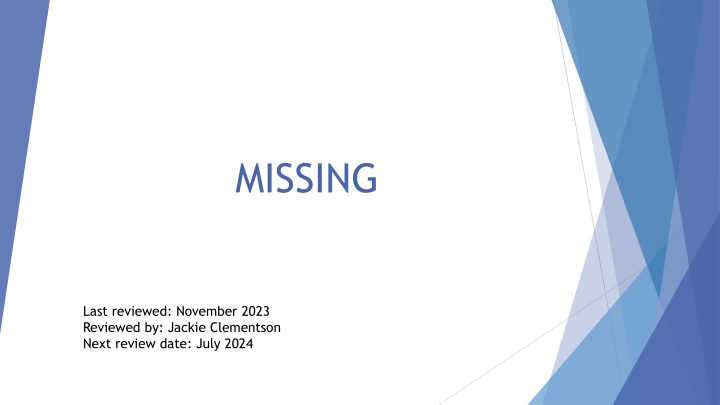 missing