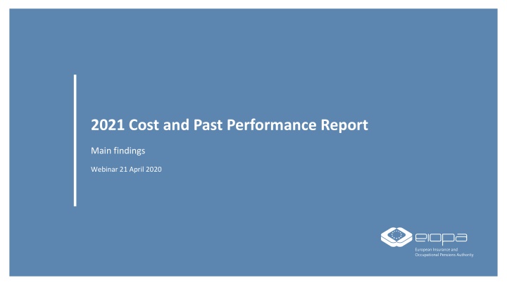 2021 cost and past performance report