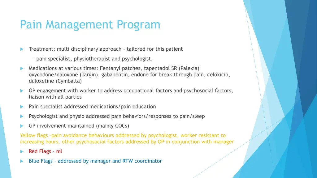 pain management program