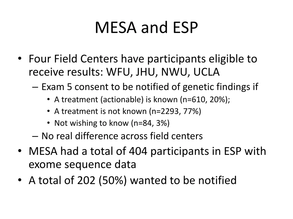 mesa and esp