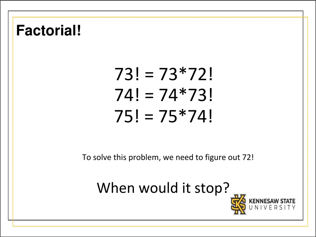 factorial 6