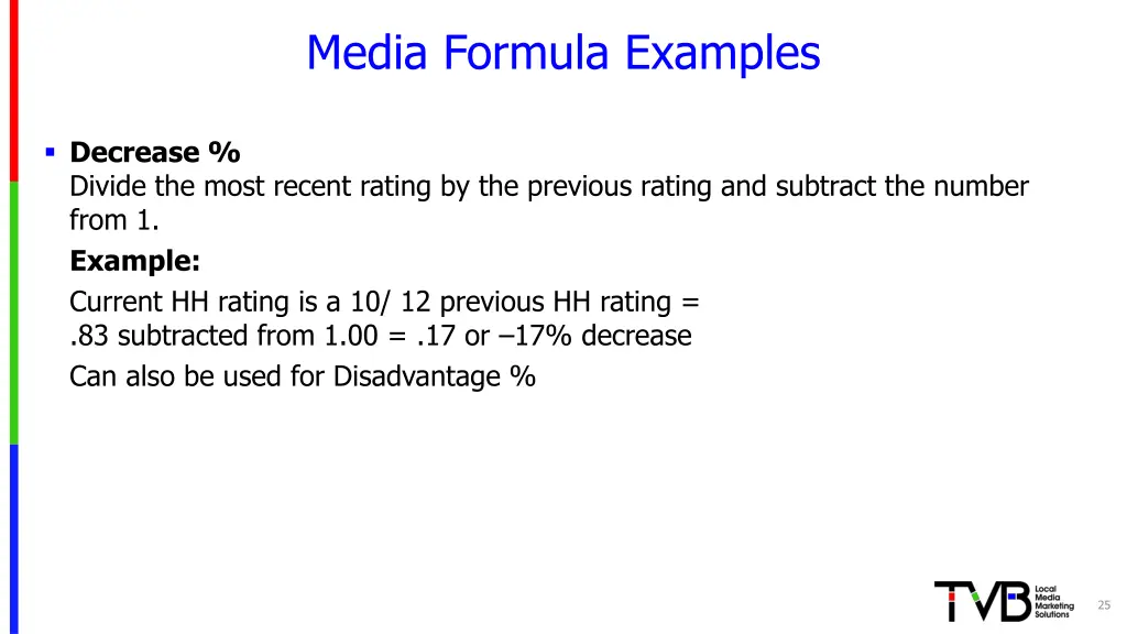 media formula examples 6