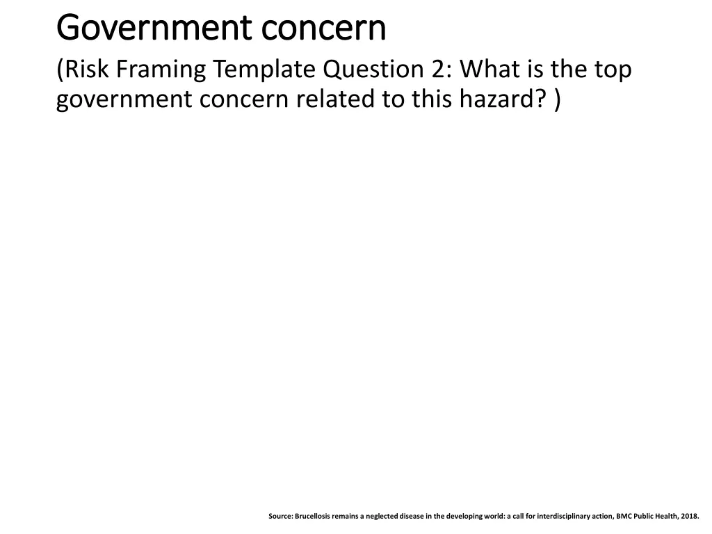 government government concern risk framing 1