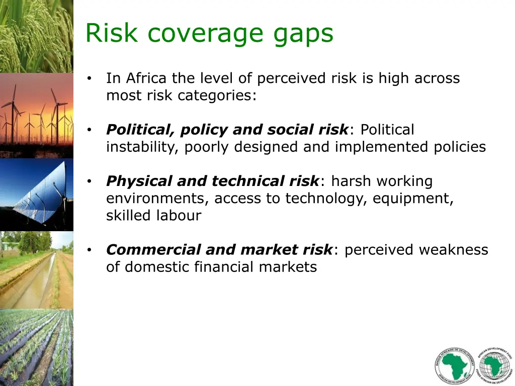 risk coverage gaps