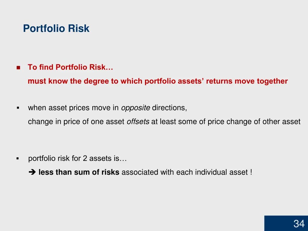 portfolio risk