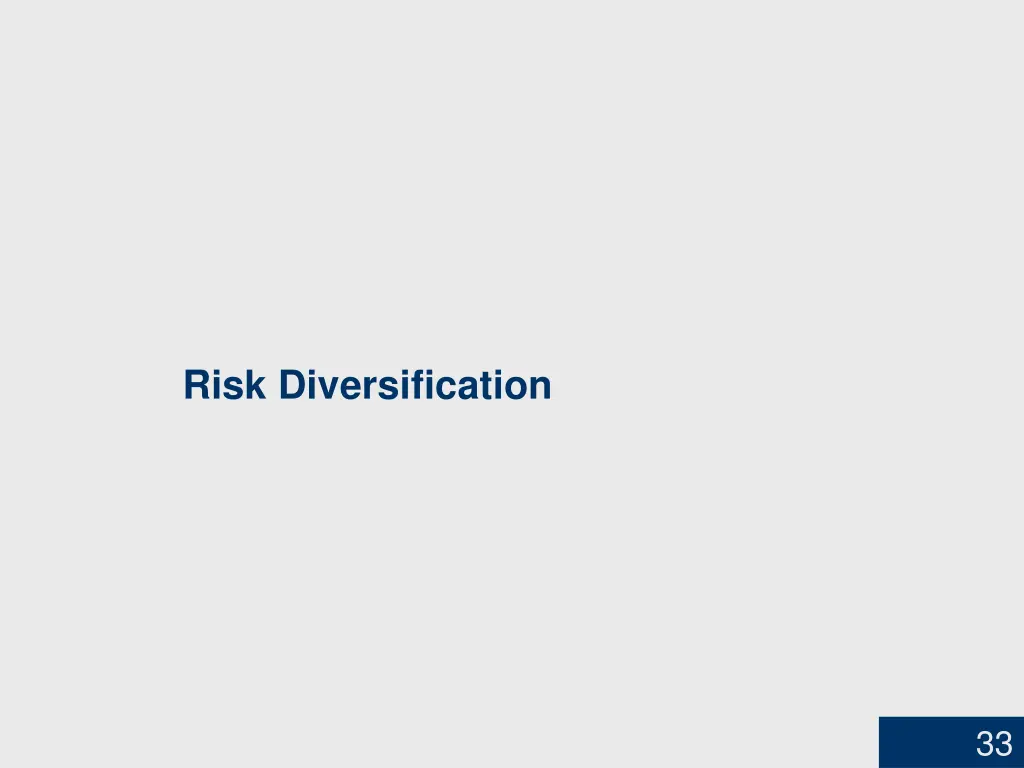 risk diversification