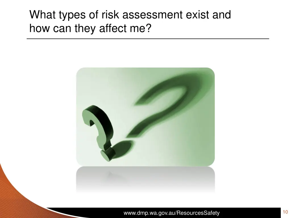 what types of risk assessment exist