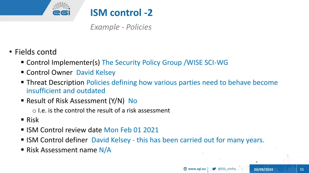 ism control 2