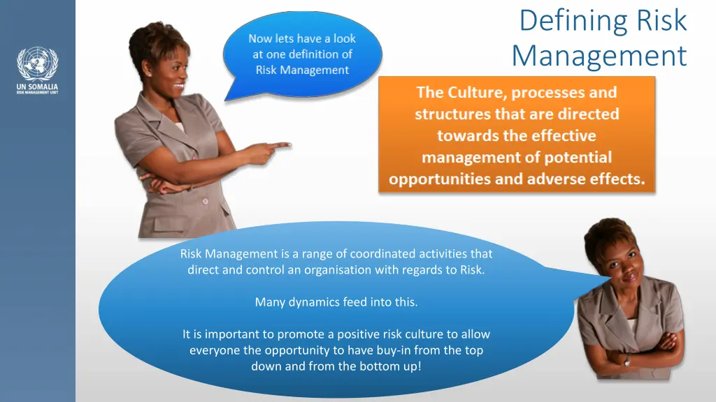 defining risk management