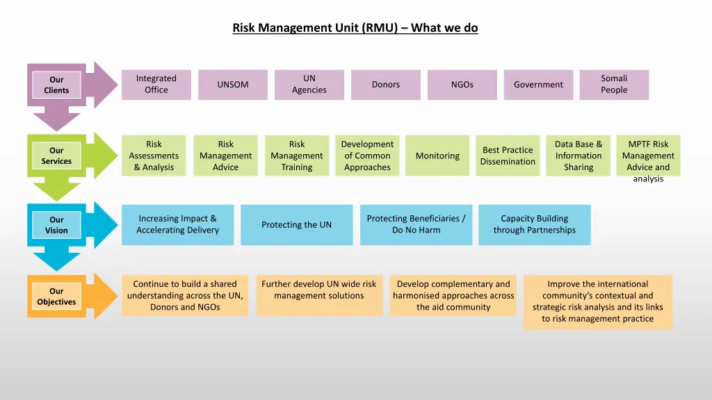 risk management unit rmu what we do