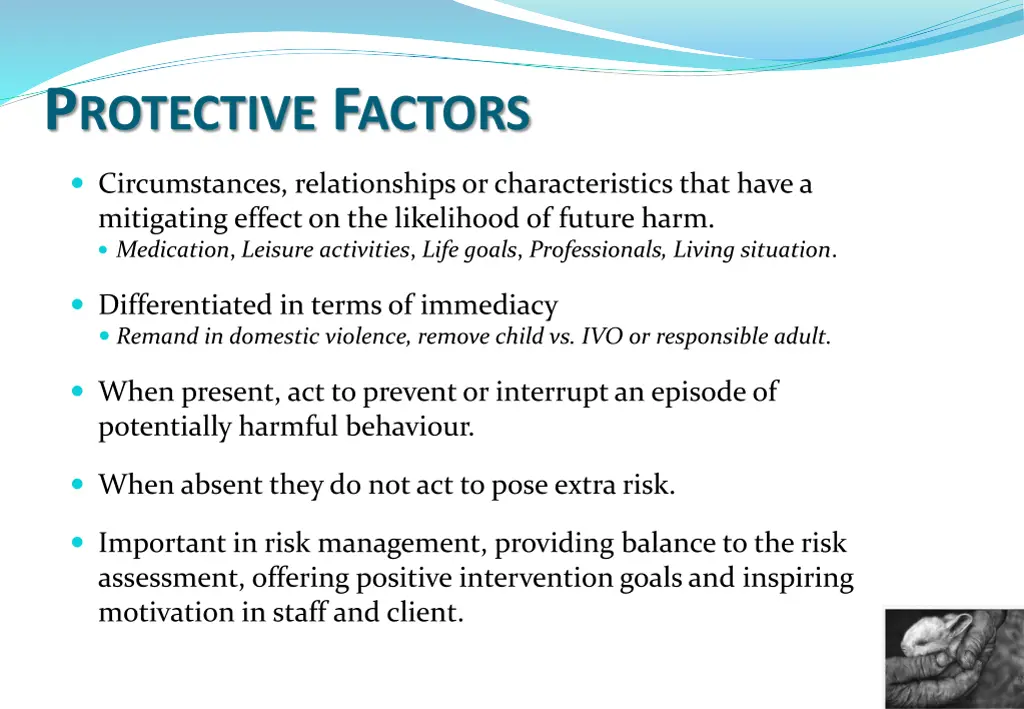 p rotective f actors