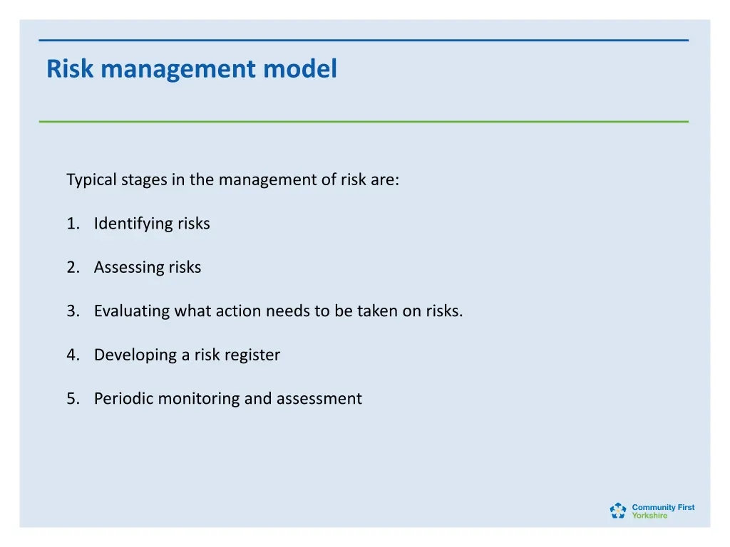 risk management model