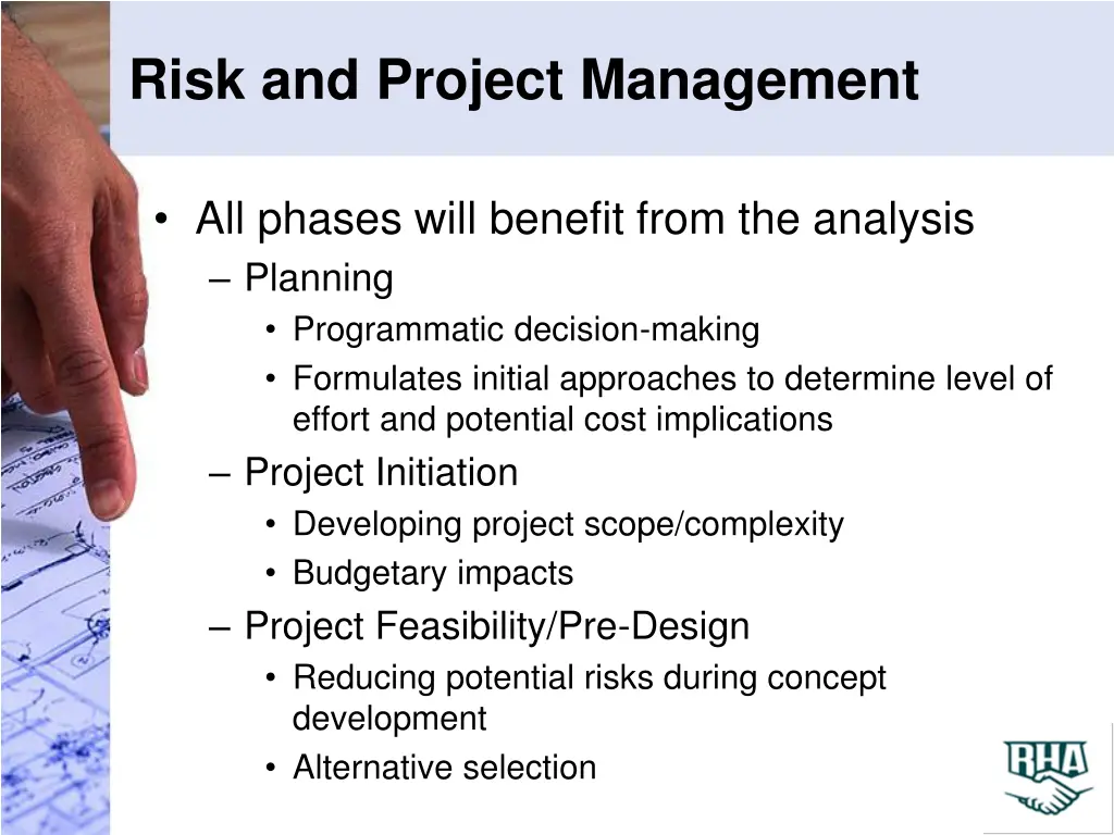 risk and project management