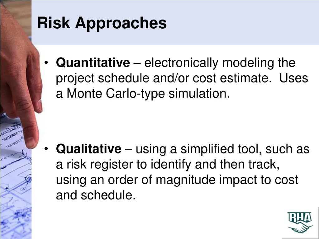 risk approaches