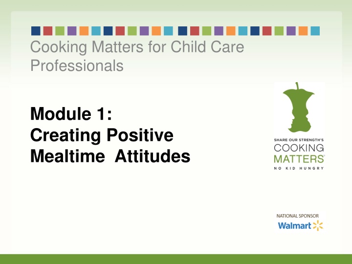 cooking matters for child care professionals