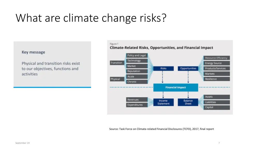 what are climate change risks