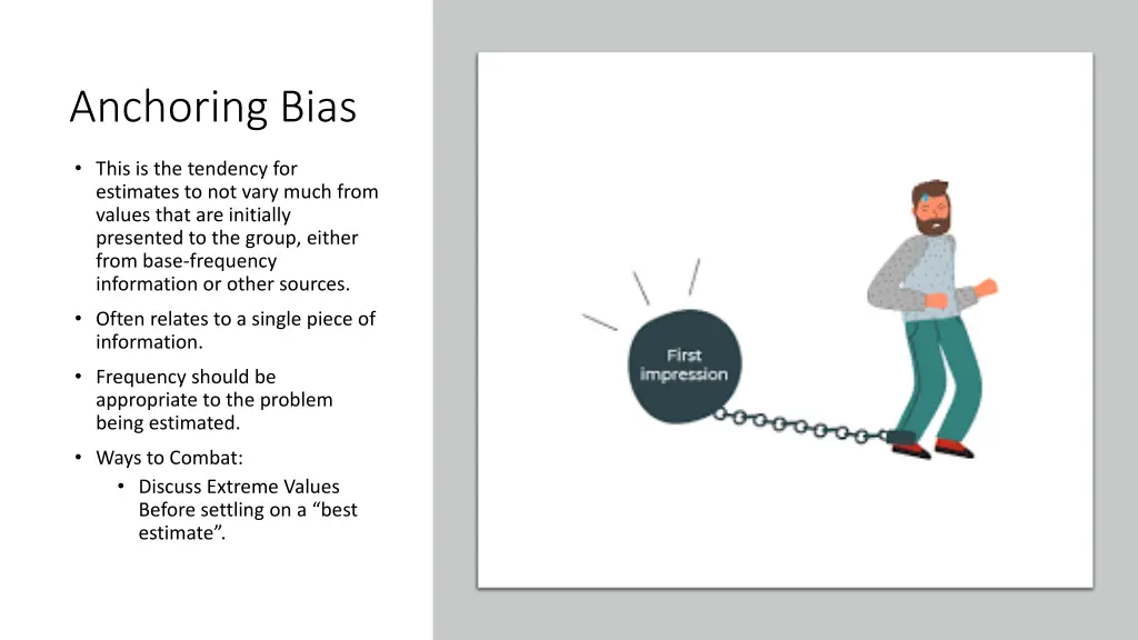 anchoring bias