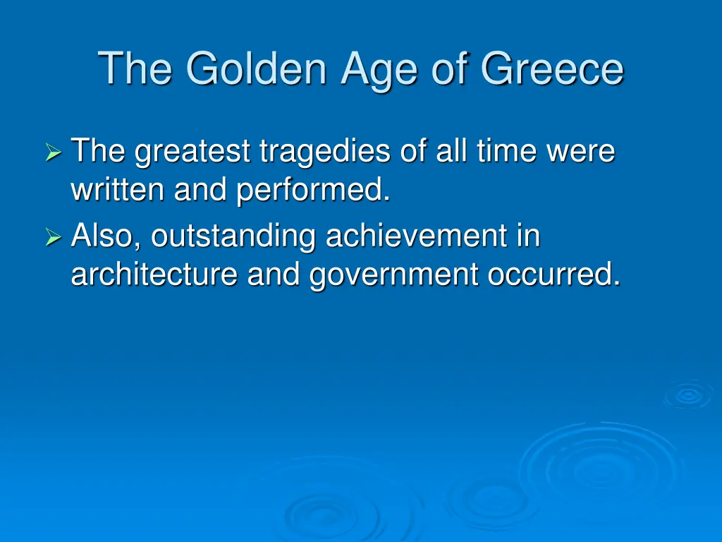 the golden age of greece