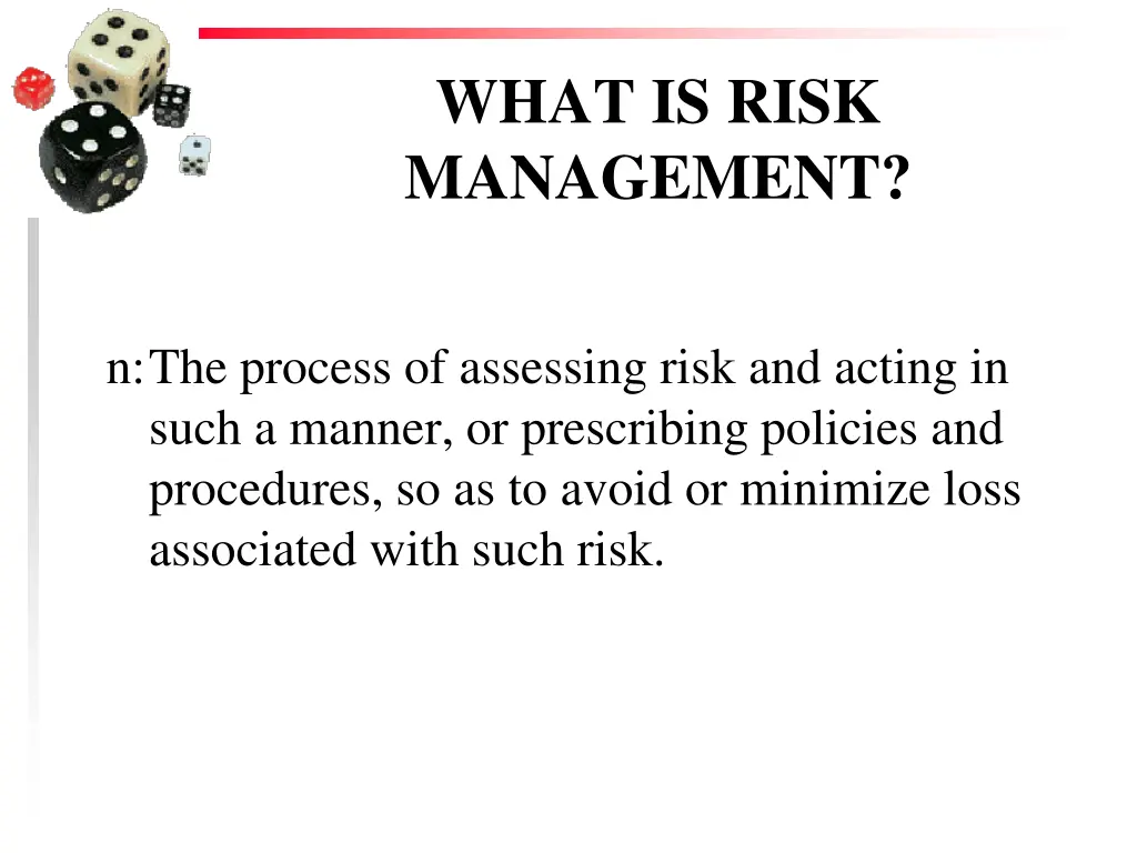 what is risk management