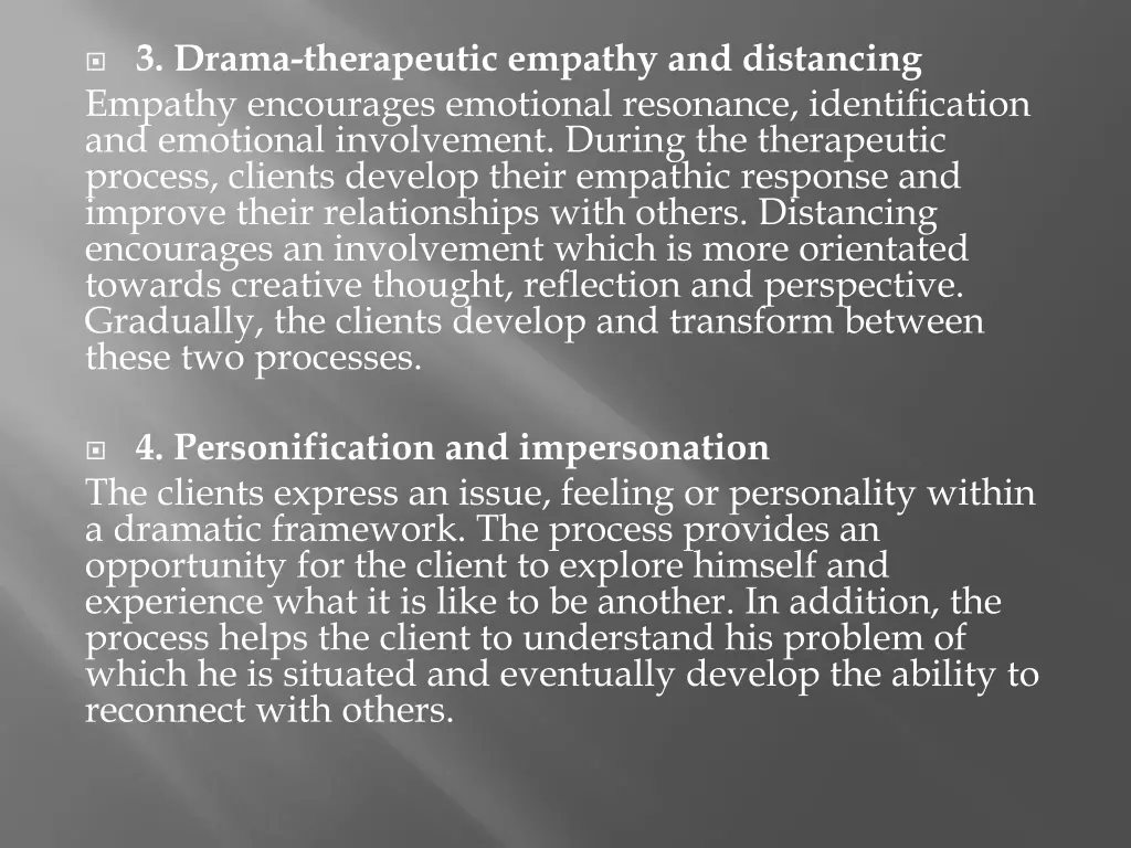 3 drama therapeutic empathy and distancing