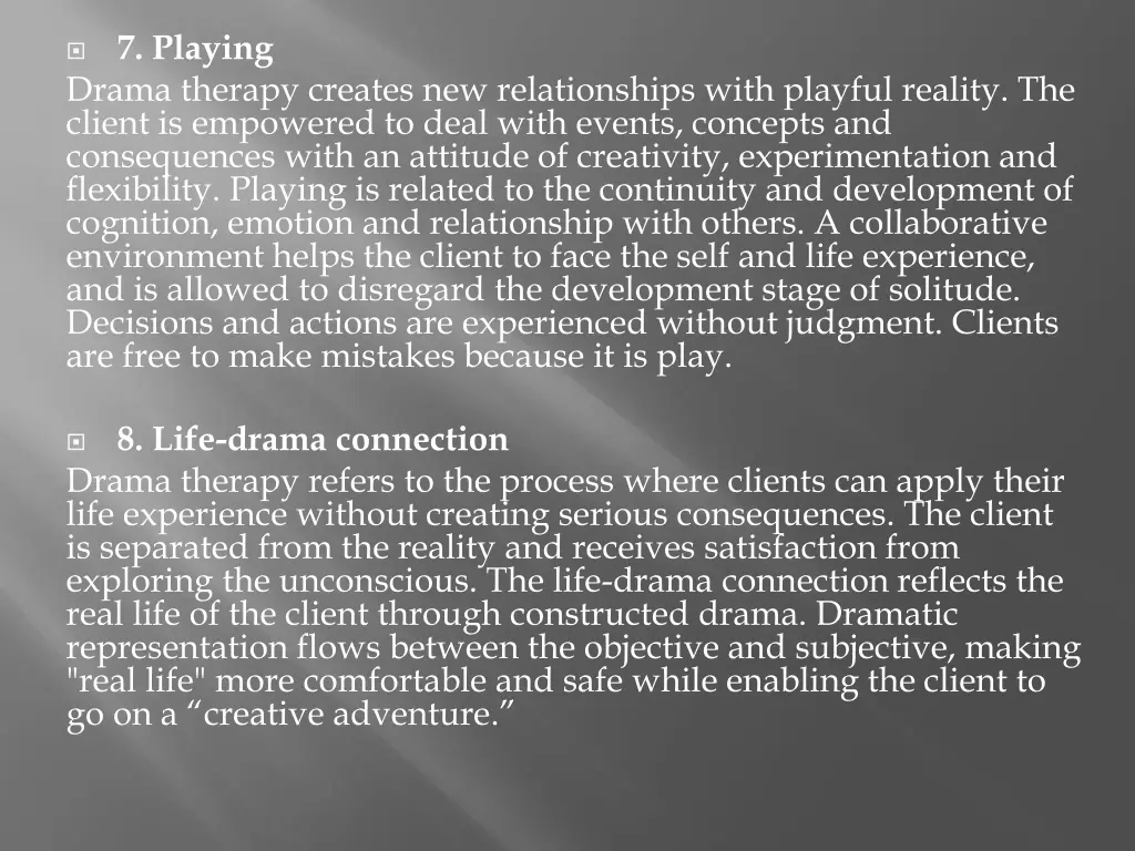 7 playing drama therapy creates new relationships