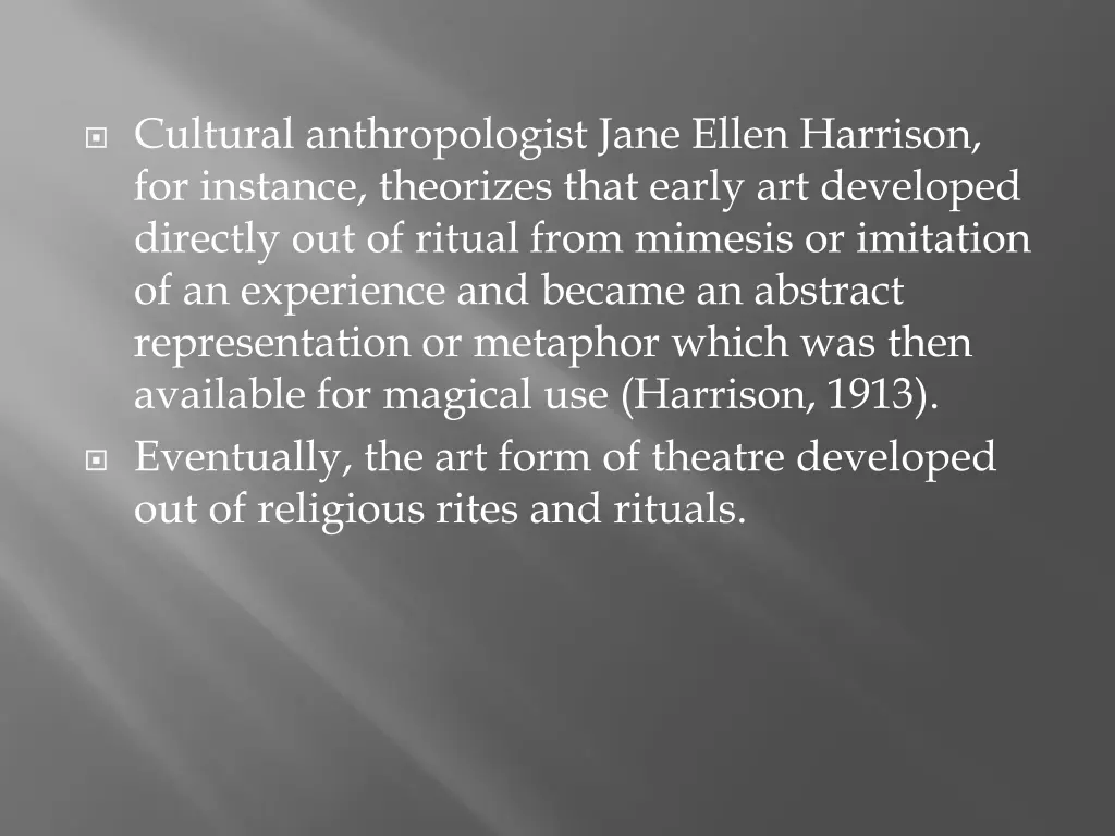 cultural anthropologist jane ellen harrison