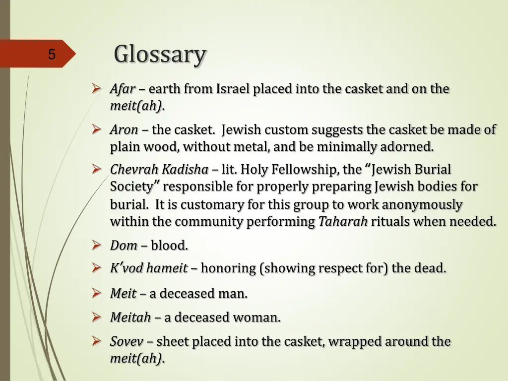 glossary