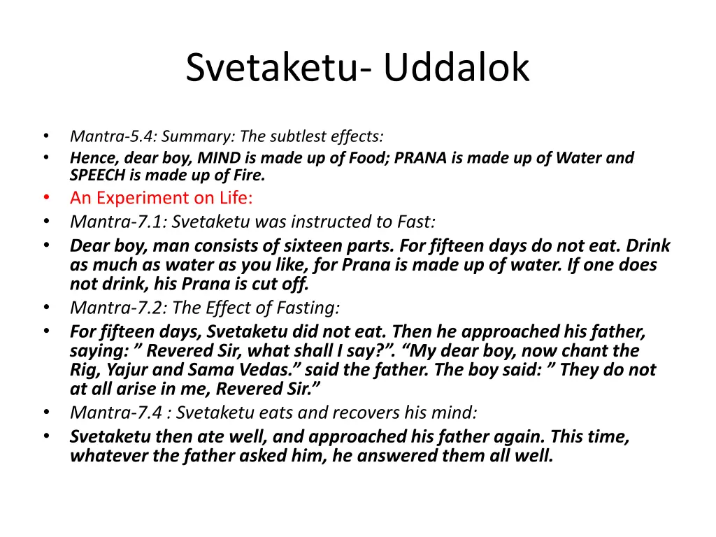 svetaketu uddalok