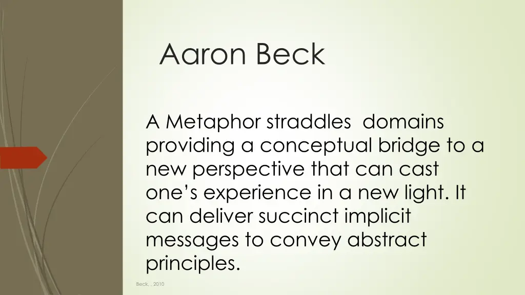 aaron beck