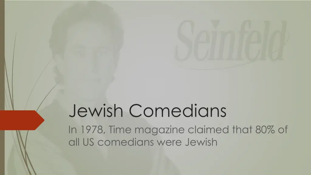 jewish comedians in 1978 time magazine claimed