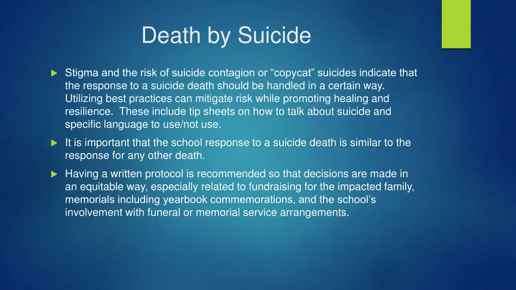 death by suicide