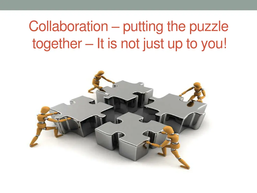 collaboration putting the puzzle together