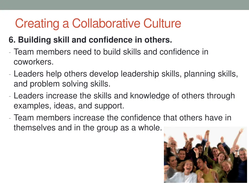 creating a collaborative culture 3