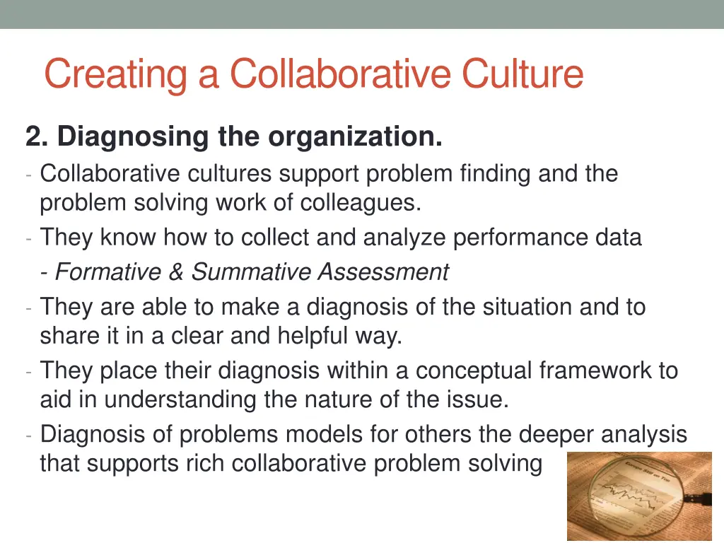 creating a collaborative culture