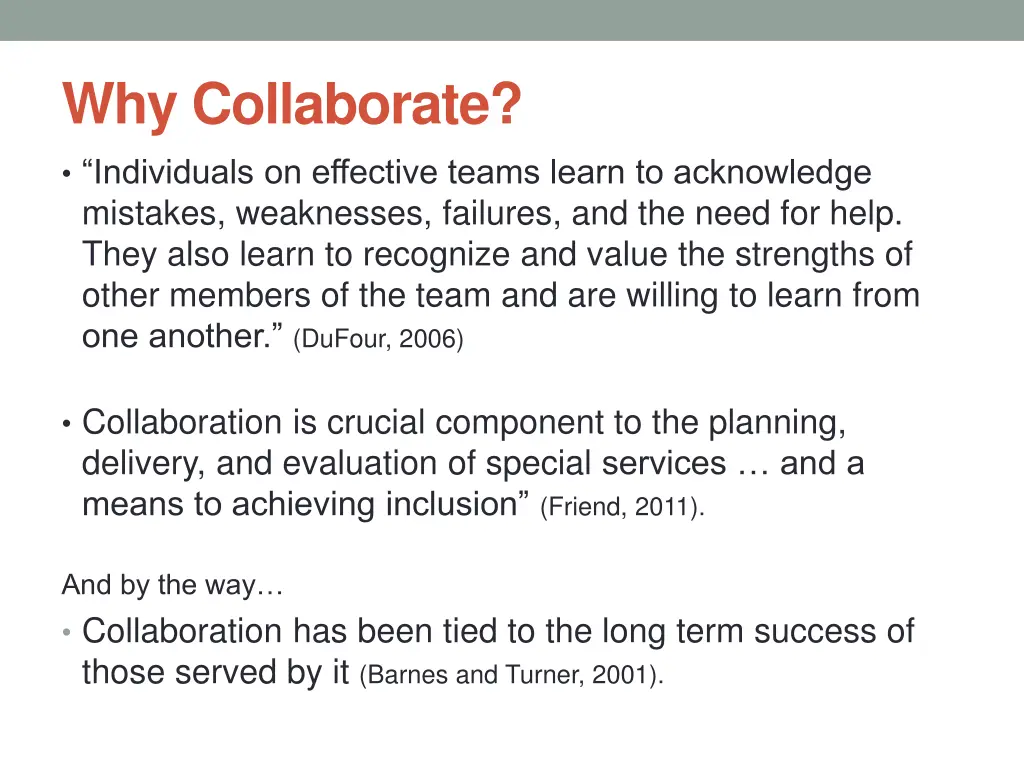 why collaborate