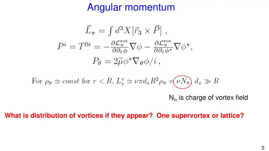 angular momentum