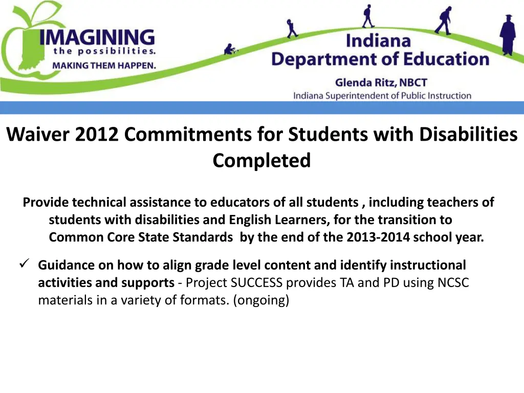 waiver 2012 commitments for students with 10