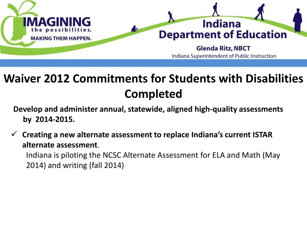 waiver 2012 commitments for students with 13