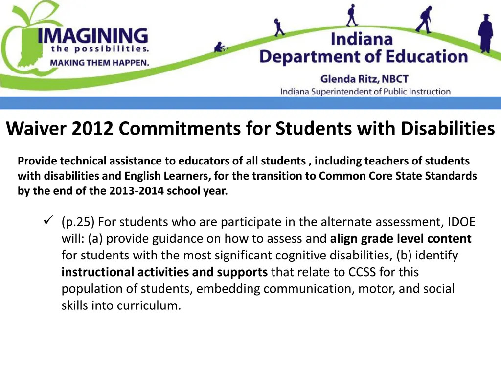 waiver 2012 commitments for students with 2