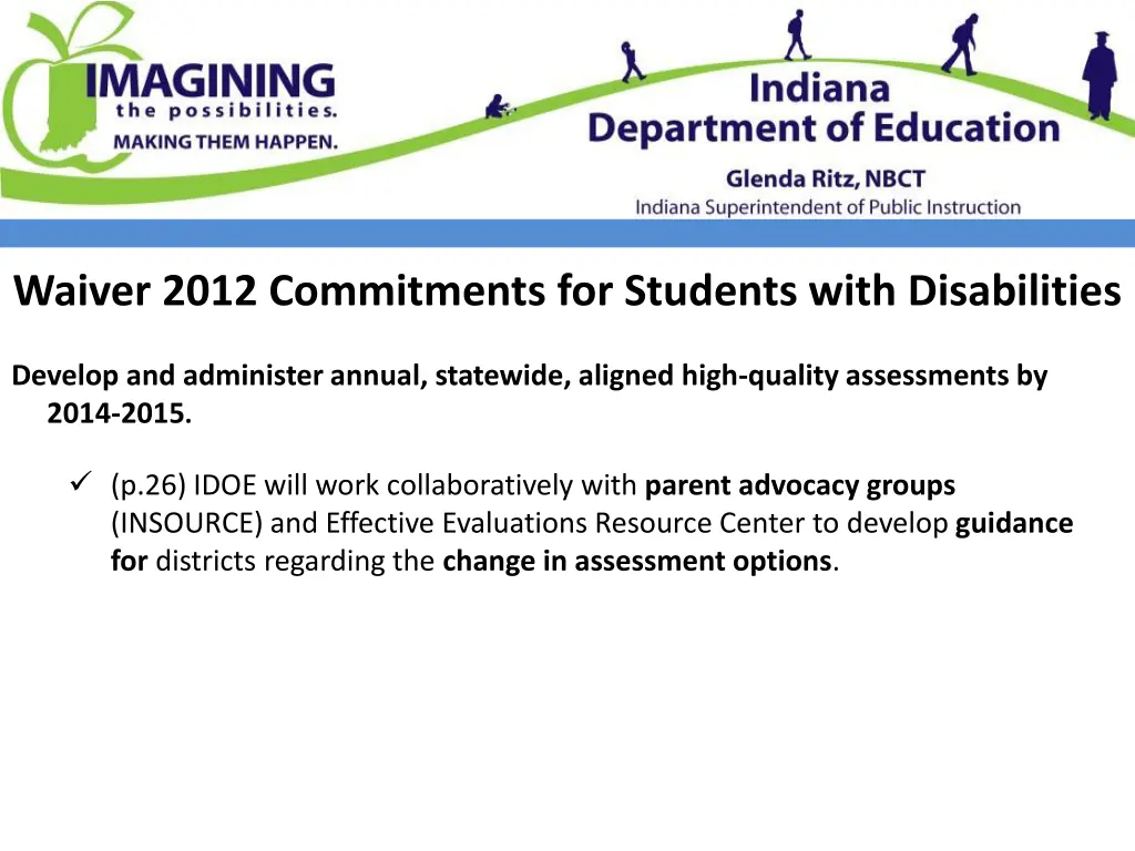 waiver 2012 commitments for students with 4