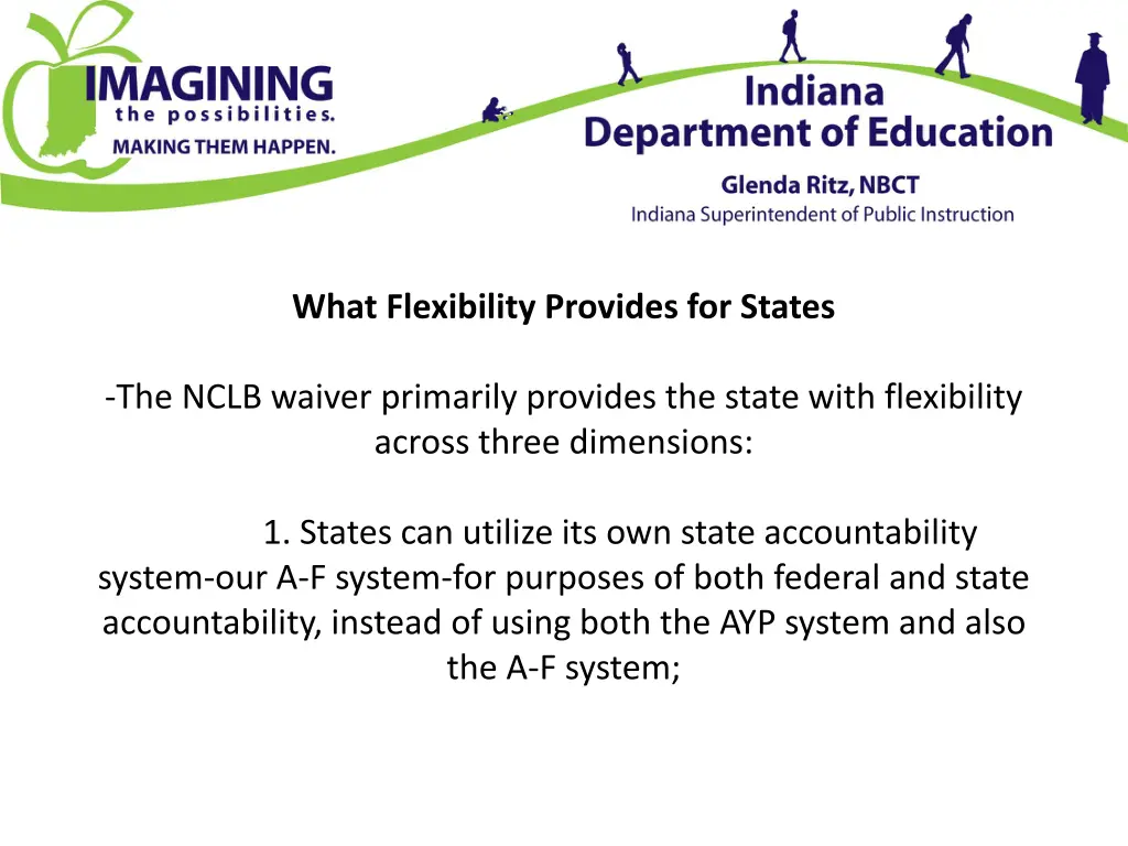 what flexibility provides for states