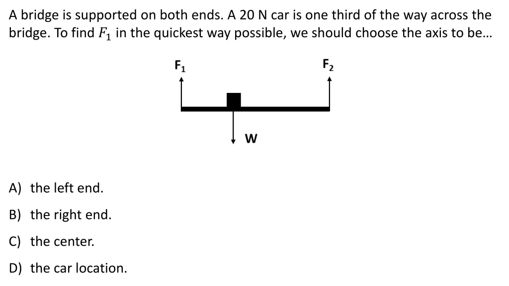 a bridge is supported on both ends 2