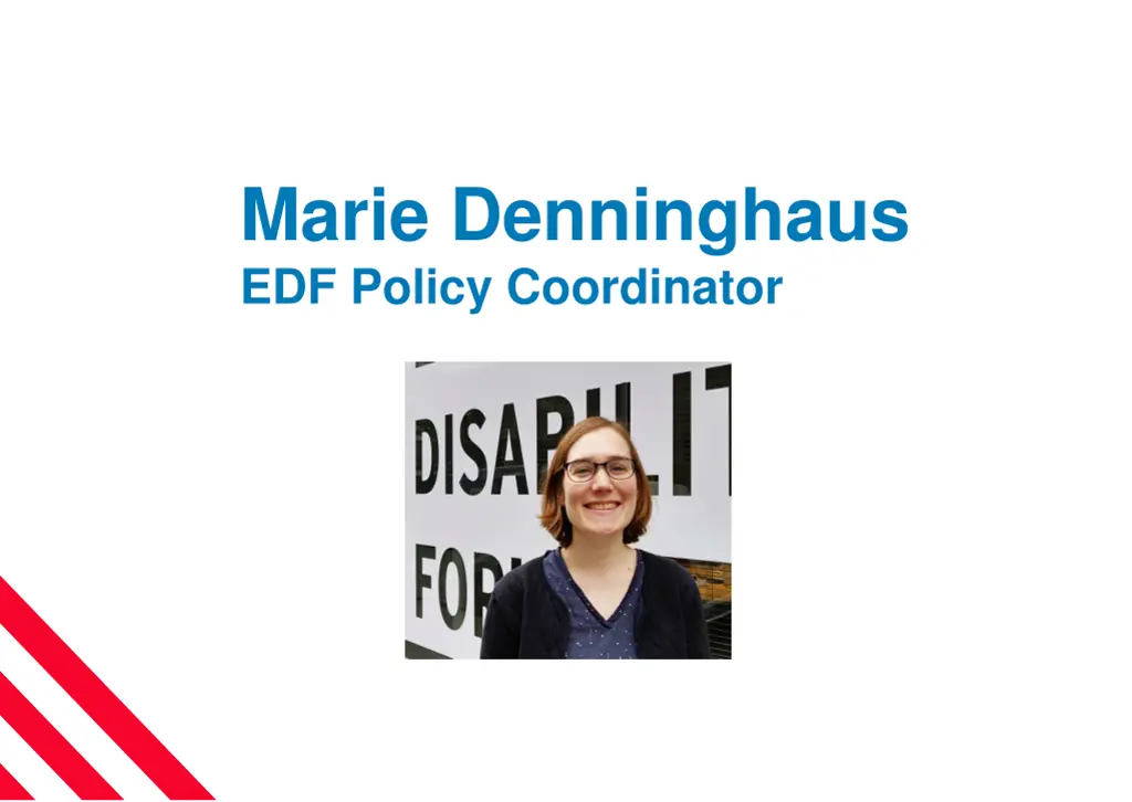 marie denninghaus edf policy coordinator