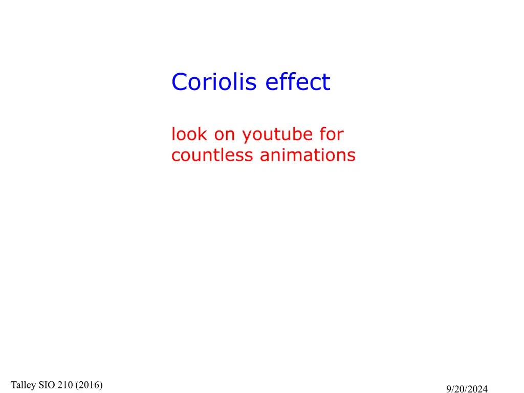 coriolis effect 1