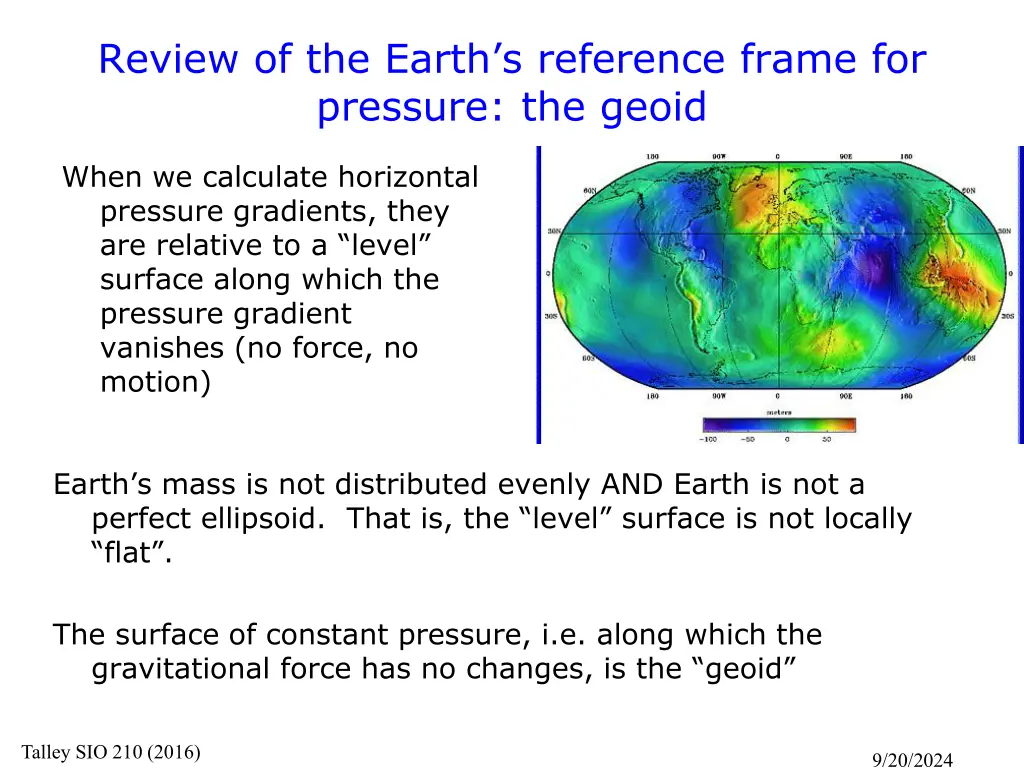 review of the earth s reference frame