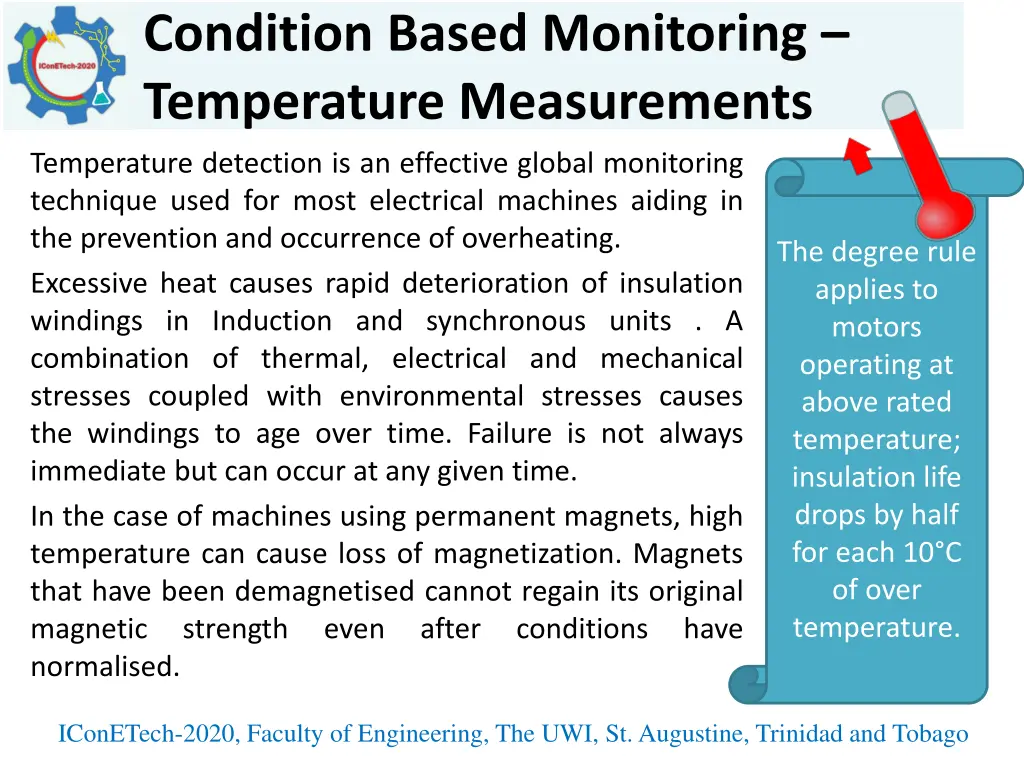 condition based monitoring temperature