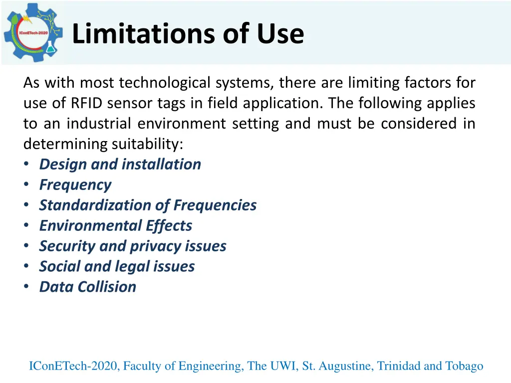 limitations of use